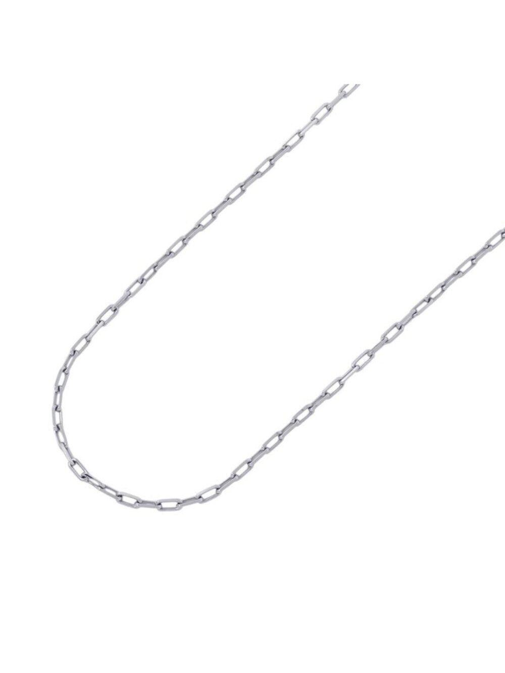 Cartier Necklace Santos de Cartier SM Small Model 18k White Gold Chain